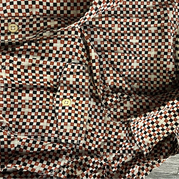 Tory Burch blouse; beautiful 100% cotton half button blouse size 4 - Picture 4 of 6